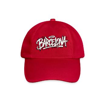 Barcelona Graffiti Hip Hop - Baseballkappe - klassisch Rot - Vorne