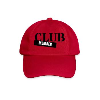 Club Member - Verein Mitglied Team Party Gruppe - Baseballkappe - klassisch Rot - Vorne