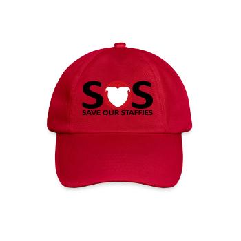 Sos staffies - 131 - Casquette classique - rouge classique - Devant
