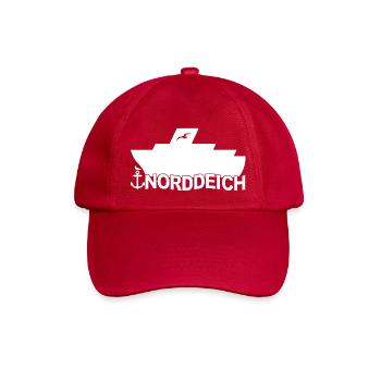 Ferry Norddeich Logo - Baseball Cap - classic red - Front