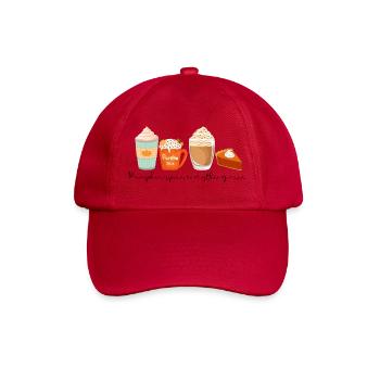 ☕ Pumpkin Spice Everything Nice 🎃 - Baseball Cap - classic red - Front