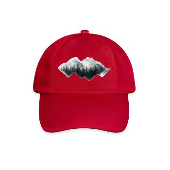Forest, Mountains, Nature - Baseball Cap - classic red - Front