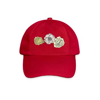Vintage Roses - Baseball Cap - classic red - Front