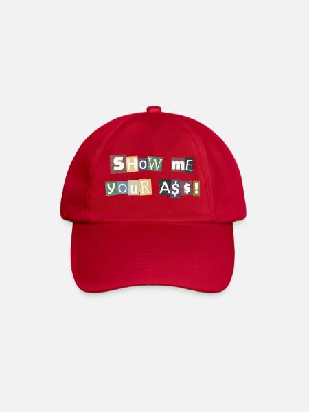 SYMA Letter Collage - Baseball Cap - classic red