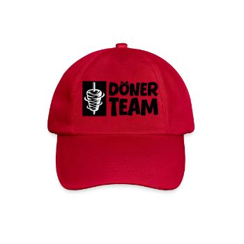 Döner Team - Baseballkappe - klassisch Rot - Vorne