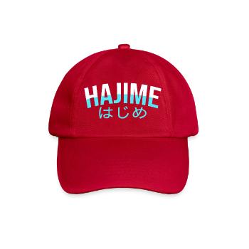 Judo Hajime - Baseballkappe - klassisch Rot - Vorne