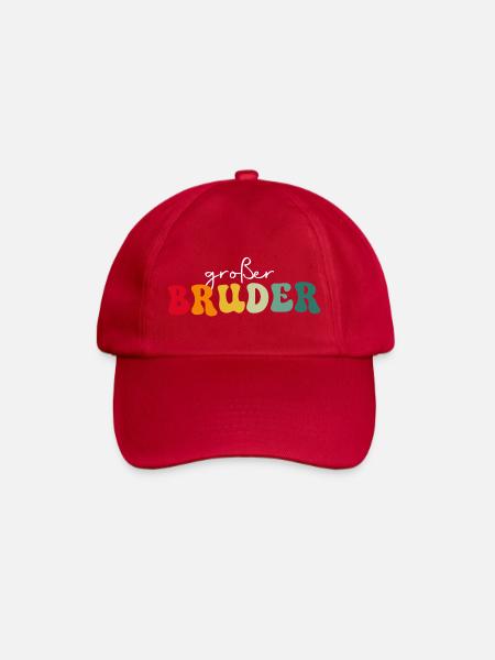 Großer Bruder - Baseballkappe - klassisch Rot
