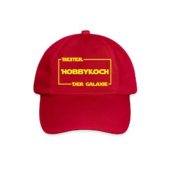 Bester Hobbykoch der Galaxie - Baseballkappe - klassisch Rot - Vorne