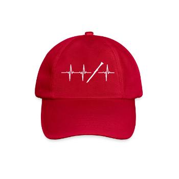 Klarinette T-Shirt Geschenk Idee Lustig Sprüche - Baseballkappe - klassisch Rot - Vorne