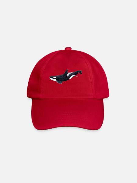 Orca - Schwertwal - ecause - Baseballkappe - klassisch Rot