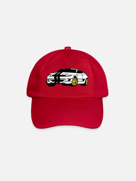 Voiture de sport - Voiture de sport - Coupé - Casquette classique - rouge classique