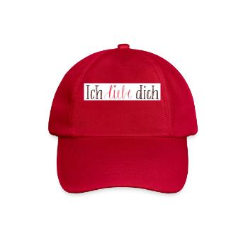 Ich liebe dich - Baseballkappe - klassisch Rot - Vorne