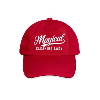 For humorous cleaning professionals - Baseball Cap - classic red - Front