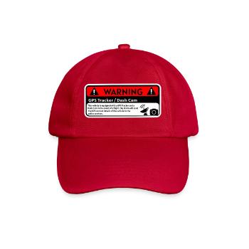 Alerte GPS Dash Cam - Casquette classique - rouge classique - Devant