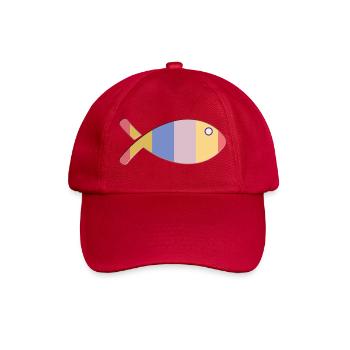 POISSON. MEMOIRE. SARDINE. POISSON D'AVRIL. MER - Casquette classique - rouge classique - Devant