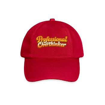 PROFESSIONAL OVERTHINKER VINTAGE - Baseballkappe - klassisch Rot - Vorne