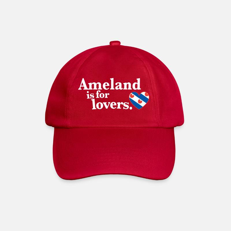 Ameland Lovers - Friesland I - Baseballkappe - klassisch Rot