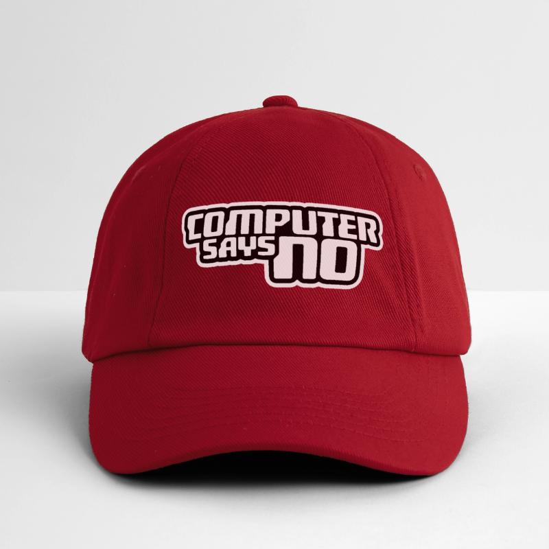 Computer Says No Funny Programmer Nerd Technique Baseball Cap
