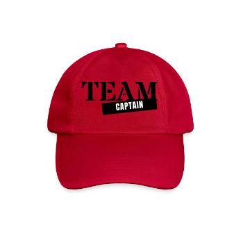 Team Captain - Kapitän Coach Trainer Gruppe Chef - Baseball Cap - classic red - Front