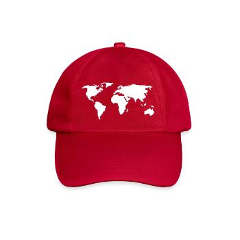 Carte du monde (voyages) - Casquette classique - rouge classique - Devant