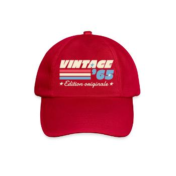 Célébrez un soixantenaire de légende avec humour - Casquette classique - rouge classique - Devant