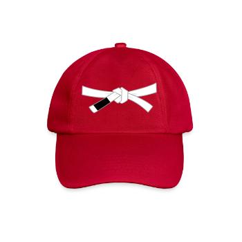 Ceinture blanche - Ceinture blanche - Casquette classique - rouge classique - Devant