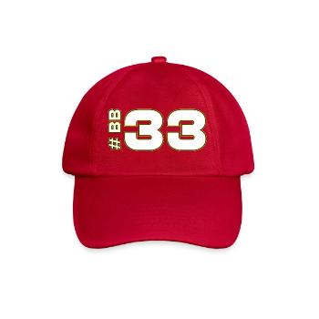 -BB33-2026 - Casquette classique - rouge classique - Devant