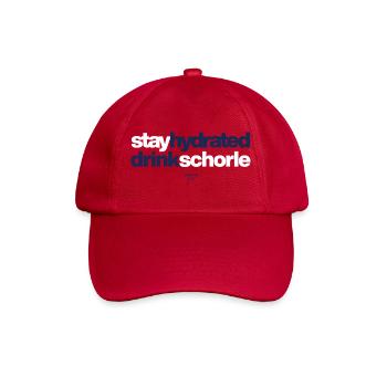 Stay Hydrated Drink Spritzer - Baseball Cap - classic red - Front