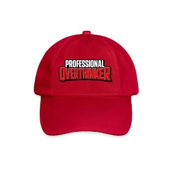 professional Overthinker - Baseballkappe - klassisch Rot - Vorne