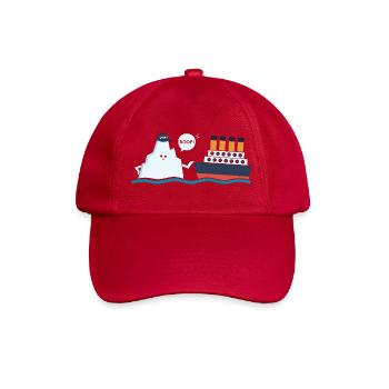 Titanic Funny Titanic und Ic-eberg Boop-Parodie - Baseballkappe - klassisch Rot - Vorne