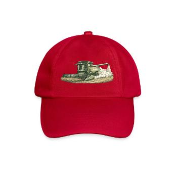 Chemise vintage Moissonneuse-batteuse Fermier - Casquette classique - rouge classique - Devant