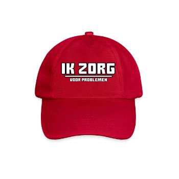 Ich kümmere mich um... bei Problemen # - Baseballkappe - klassisch Rot - Vorne