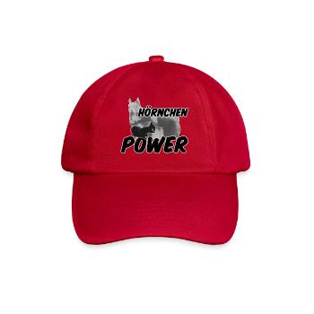 Hörnchenpower Eichhörnchen Tiere Spruch - Baseballkappe - klassisch Rot - Vorne