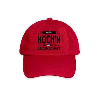 köchin mama kochen küche beste mutter mom lecker  - Baseballkappe - klassisch Rot - Vorne