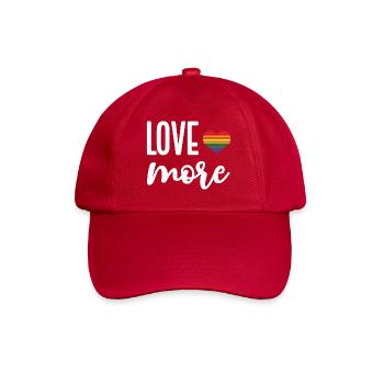 LGBT Pride Month - Love More - Baseball Cap - classic red - Front