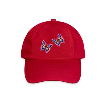 Butterflies Neon - Baseball Cap - classic red - Front