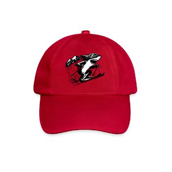 Ski Shark - Casquette classique - rouge classique - Devant