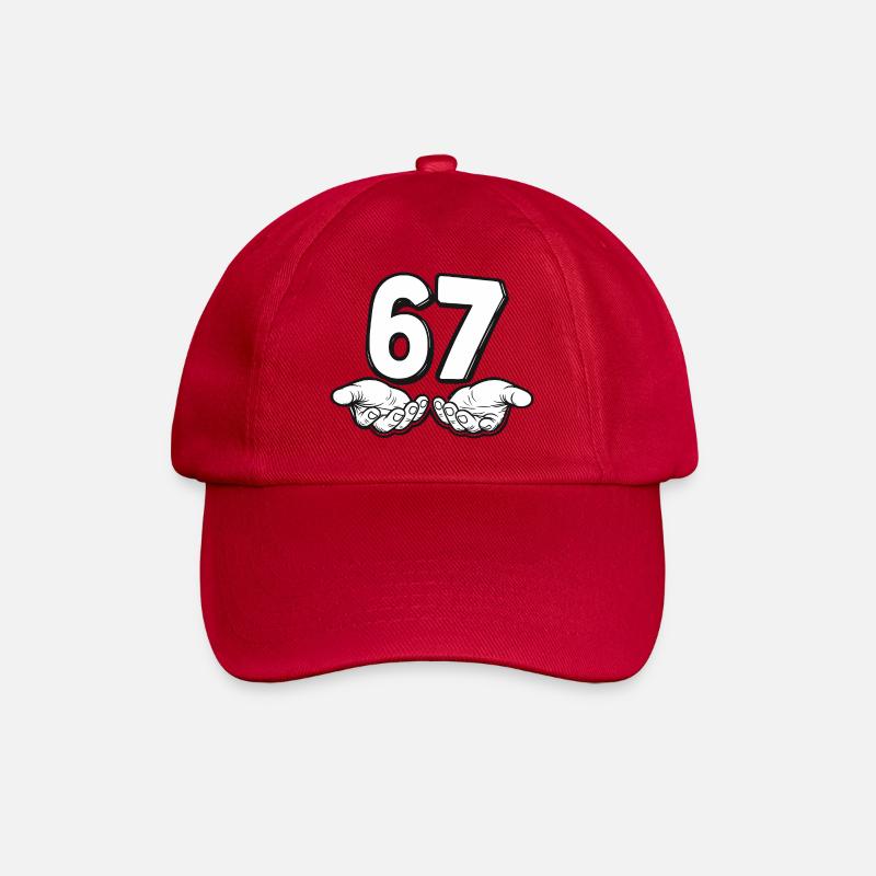 Six Seven Trend - Baseballkappe - klassisch Rot