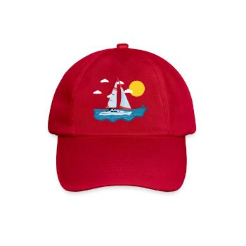 Navigation en mer - Casquette classique - rouge classique - Devant