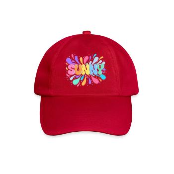 Sunny PopArt Multicolor - Baseballkappe - klassisch Rot - Vorne
