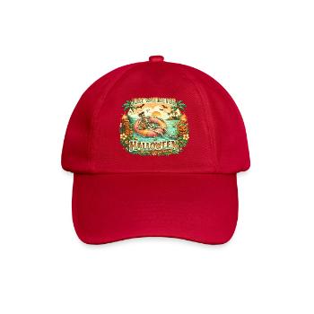 Waiting for Halloween Skeleton Hallloween Anticipation - Baseball Cap - classic red - Front