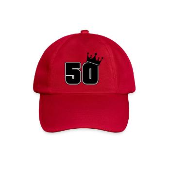 50 - Baseball Cap - classic red - Front