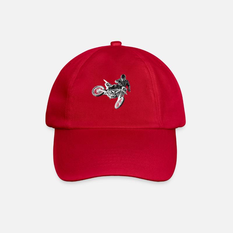 motocross - Casquette classique - rouge classique