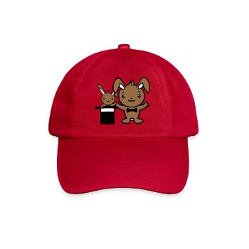 Bunny Wizard Chapeau Haut de forme Enfant 2 Bébé Sorcier Mignon - Casquette classique - rouge classique - Devant