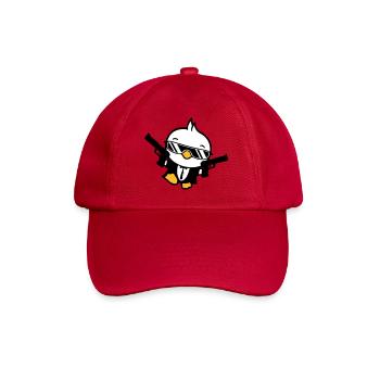 Bird 2 Gun Guns Agent Sunglasses Cool - Baseball Cap - classic red - Front