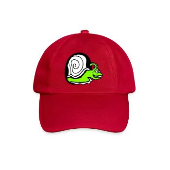 escargot regarde trou mur trou de souris drôle idiot - Casquette classique - rouge classique - Devant
