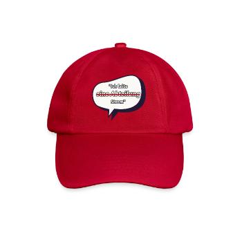 Ich leite Strom Spruch - Baseballkappe - klassisch Rot - Vorne
