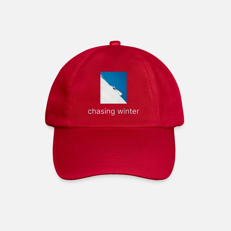 chasing winter - Baseballkappe - klassisch Rot