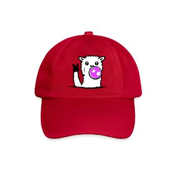 Lunettes de soleil chewing-gum lama Paix Victoire Main Cool - Casquette classique - rouge classique - Devant