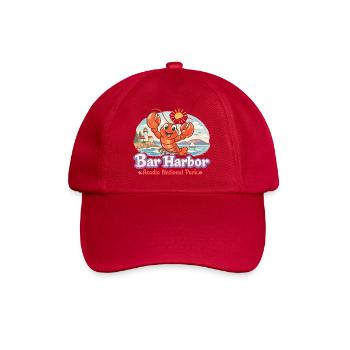 Bar Harbor, Acadia-Nationalpark – Besuchen Sie Aca - Baseballkappe - klassisch Rot - Vorne